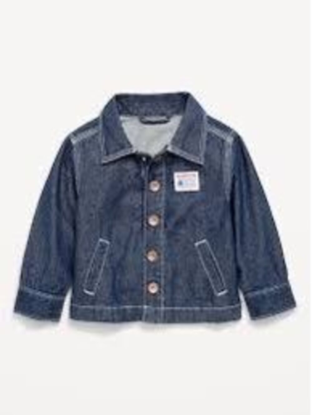 Old navy loose unisex denim barn coat 12-18M